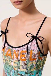 Chanel Coco Beach 2026 collection Multi Colour Print Swimsuit