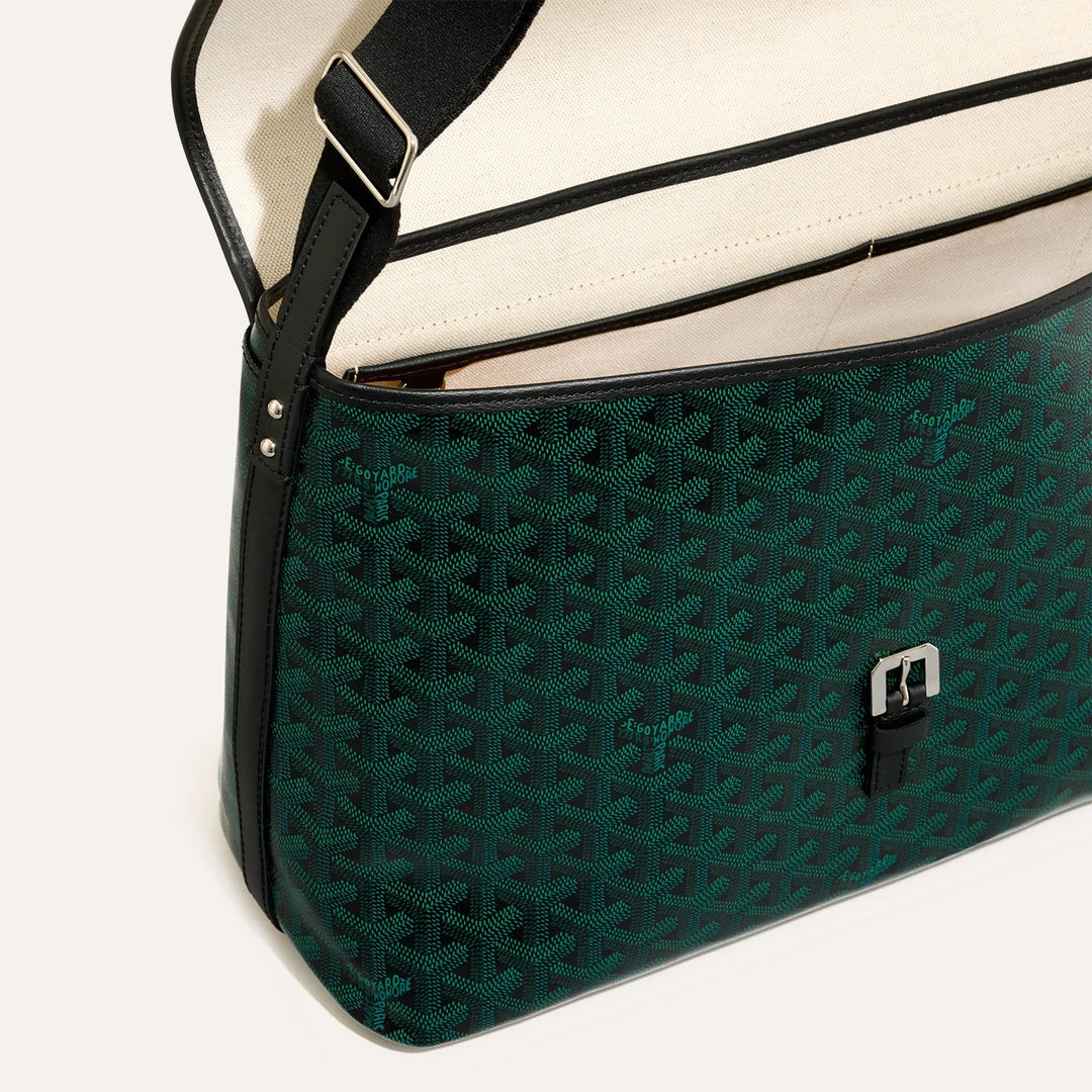 Goyard Capetien MM Messenger Bag Evergreen