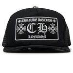 Load image into Gallery viewer, Chrome Hearts CH London Black Trucker Cap
