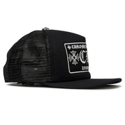 Chrome Hearts CH London Black Trucker Cap
