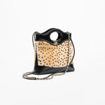 Load image into Gallery viewer, Chanel 31 Mini Tote in Light Beige &amp; Black Lambskin