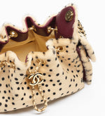 Load image into Gallery viewer, Chanel 25 Mini Handbag in Light Beige &amp; Black Lambskin