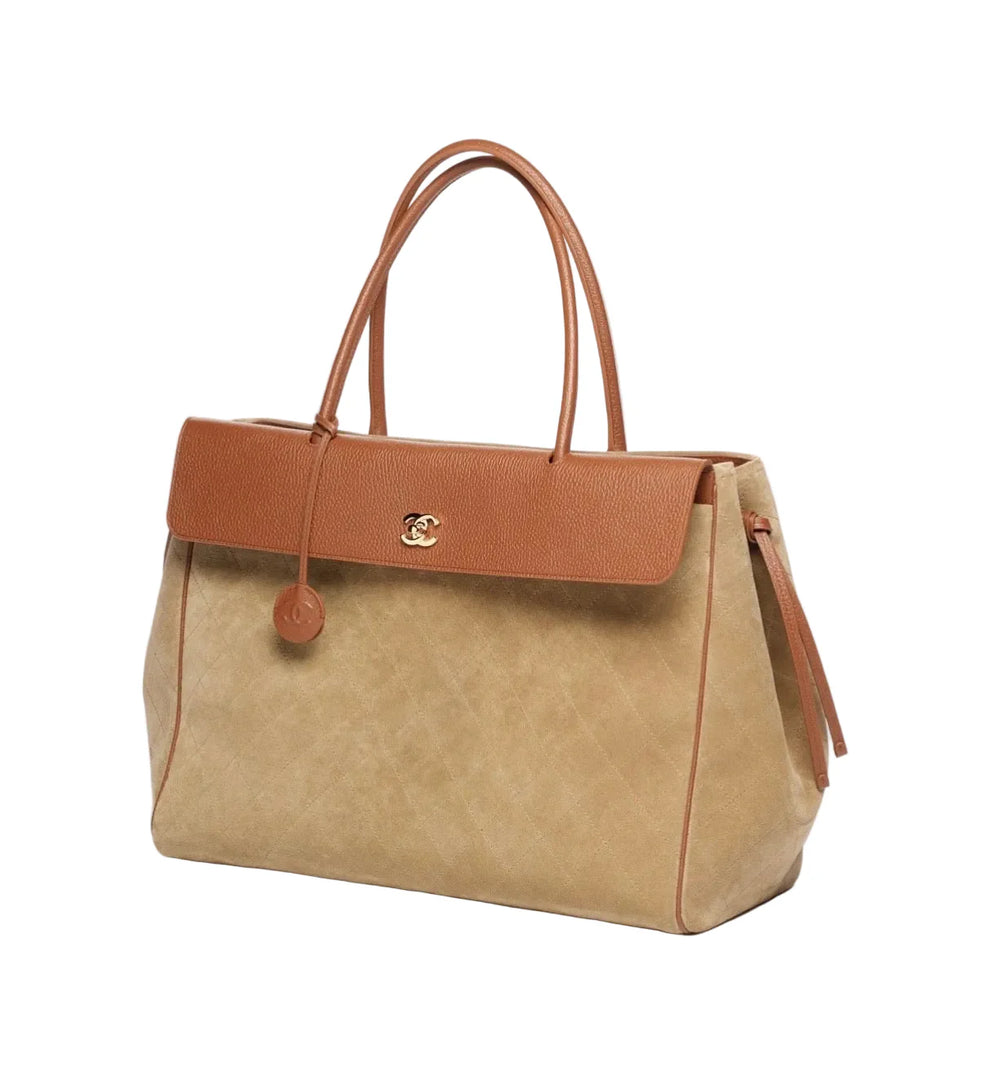 Chanel Large Tote Bag 'Dark Beige & Camel'  Metiers D'Art 2026 (Pre-Order)