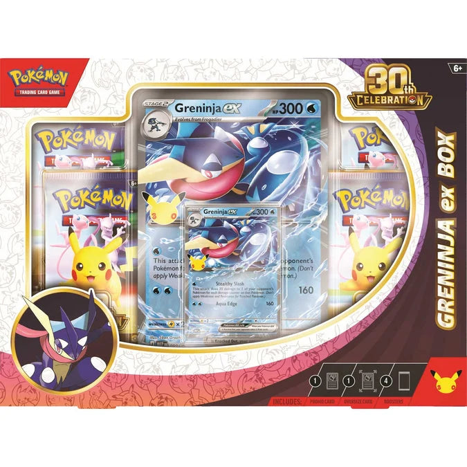 Pokémon TCG: 30th Celebration Greninja Ex Box