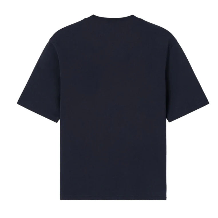AMI Paris De Coeur Patch T-Shirt Navy