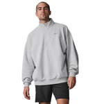 Load image into Gallery viewer, ALO Yoga Accolade 1/4 Zip Athletic Heather Grey Sweatshirt