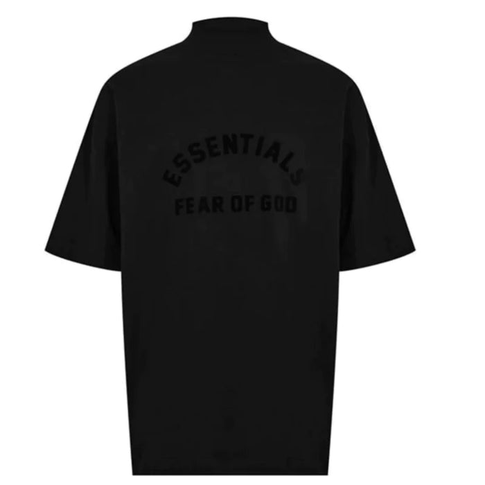 Fear of God ESSENTIALS - Black / Stretch Limo Core Collection Hoodie ...