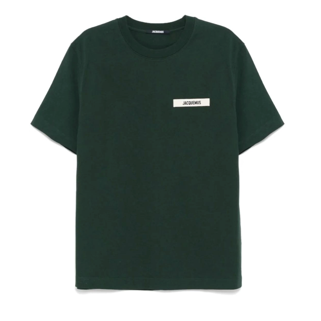Jacquemus Gros Grain T-Shirt Dark Green