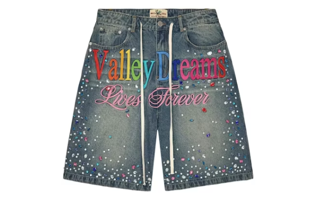 Vale Forever Ice Cream Jorts 'Blue'