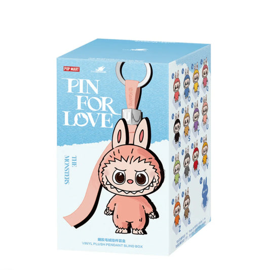Pop Mart Labubu The Monsters Pin for Love Series Vinyl Plush Pendant (N-Z)