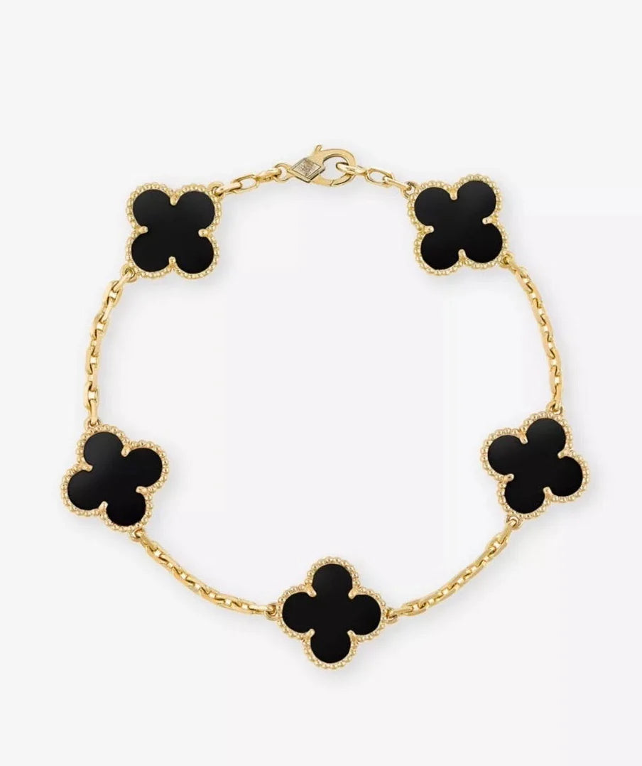 Vintage clover bracelet Onyx