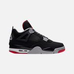 Load image into Gallery viewer, Air Jordan 4 Retro 'Bred Reimagined' trainers in the Bred colourway