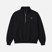 ALO Yoga Accolade 1/4 Zip Black Sweatshirt