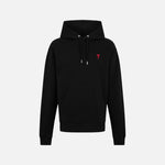 Load image into Gallery viewer, Ami Paris Ami De Coeur Small Logo Hoodie Black/Red