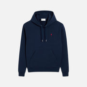 Ami Paris Ami De Coeur Small Logo Hoodie Blue/Red
