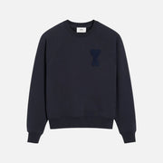AMI Paris De Coeur Sweatshirt Navy Blue