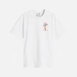 Load image into Gallery viewer, White Casablanca Nature teacher T-shirt with colorful logo design