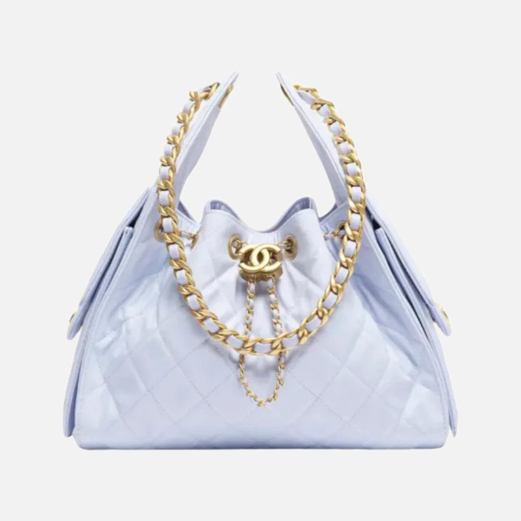 Chanel 25 Small Handbag Hobo Lilac
