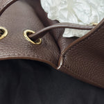 Load image into Gallery viewer, Chanel 26B Matthieu Blazy Maxi Oversized Flap Bag 38.5 (Airport Bag) in Brown Grained Calfskin with Gold Hardware, strap and gold eyelets