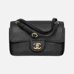 Load image into Gallery viewer, Chanel 26B Mini Flap Bag 20 in Black Grained Calfskin with Gold-Tone Metal