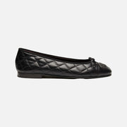 Chanel Black Quilted Leather Ballet flats