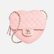 Chanel Heart Bag Light Pink Small