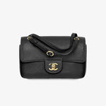 Load image into Gallery viewer, Chanel 26B Mini Flap Bag 20 in Black Grained Calfskin with Gold-Tone Metal