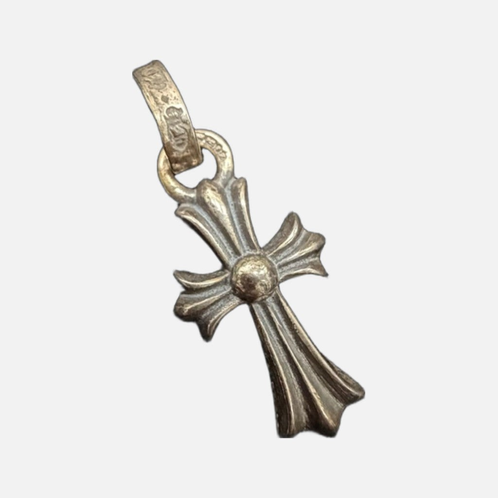 Chrome Hearts Baby Fat Cross pendant in .925 sterling silver