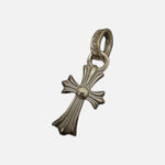 Load image into Gallery viewer, Chrome Hearts Baby Fat Cross pendant in .925 sterling silver, view 2
