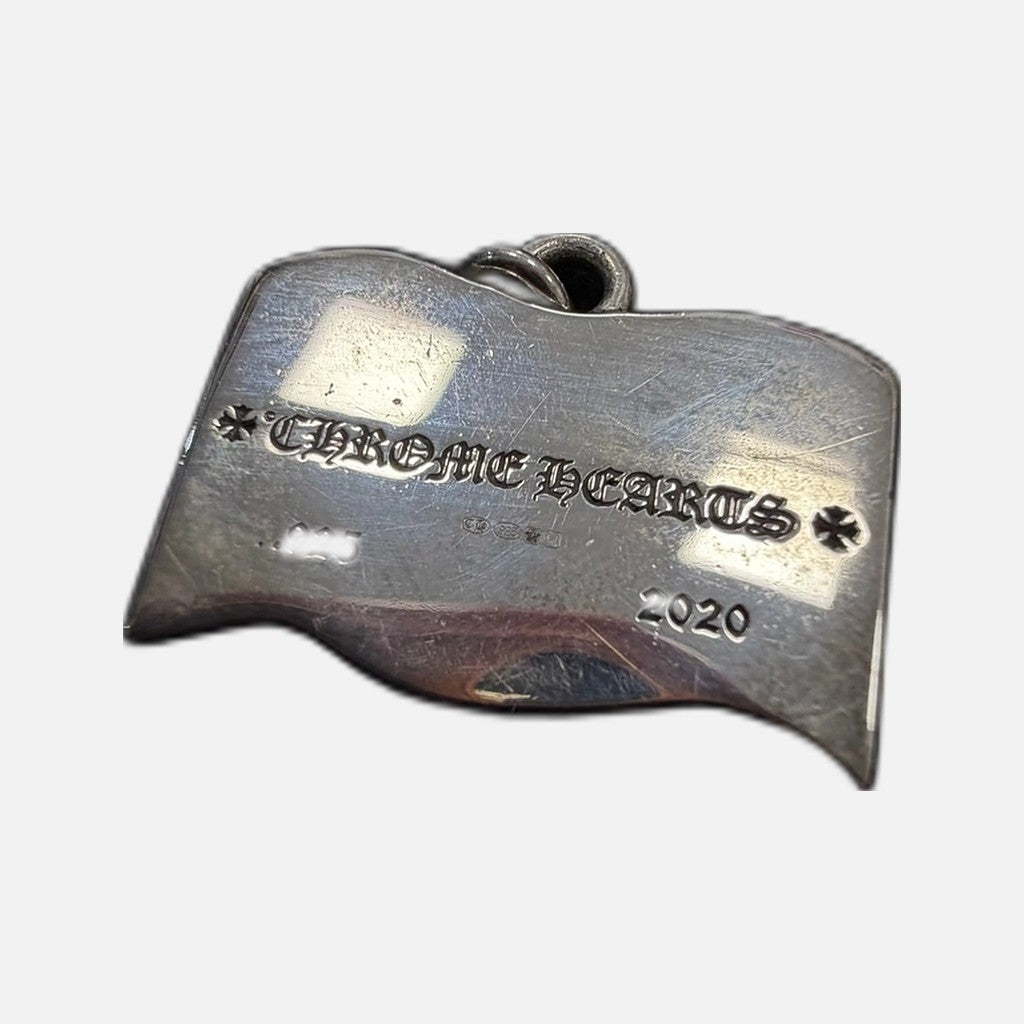 Chrome Hearts USA flag pendant in .925 sterling silver