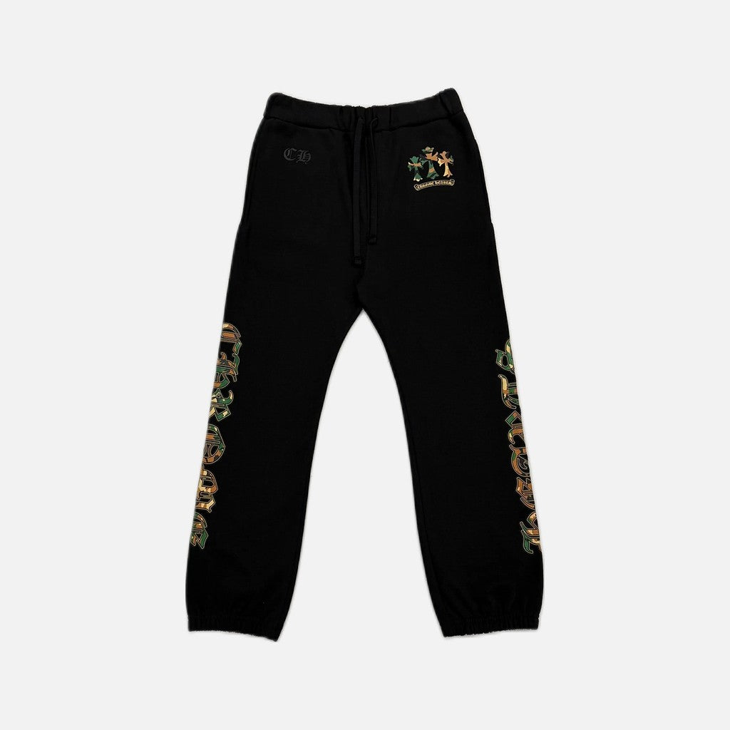 Chrome Hearts Camo Taco joggers in black