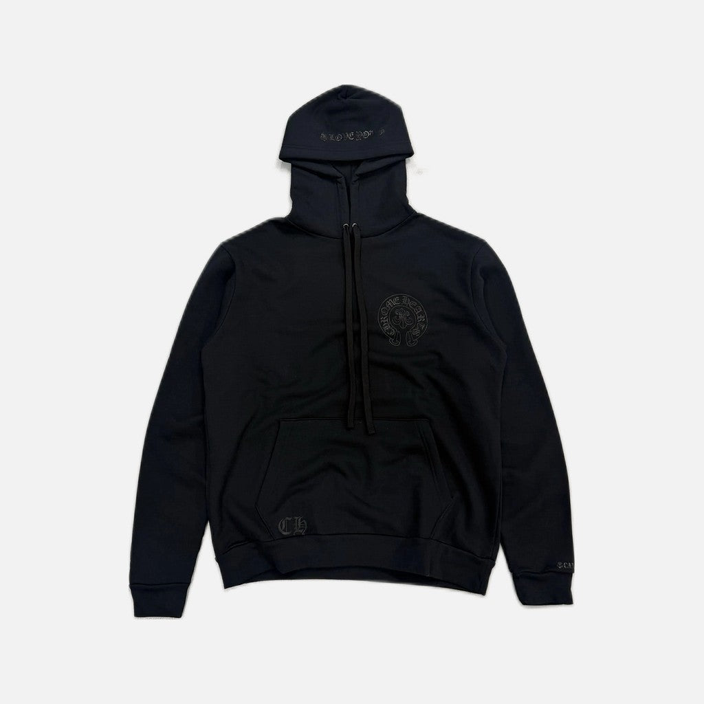 Chrome Hearts Cannes Le Fleur Horseshoe Love You hoodie in triple black