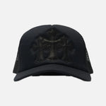 Load image into Gallery viewer, Chrome Hearts Cemetery Black Trucker Cap