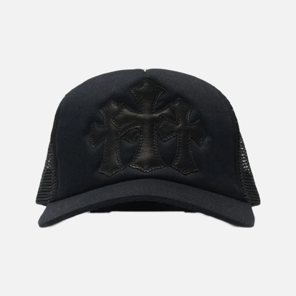 Chrome Hearts Cemetery Black Trucker Cap