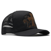 Chrome Hearts Cemetery Camo Black Trucker Cap