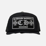 Load image into Gallery viewer, Chrome Hearts CH London Black Trucker Cap
