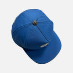 Load image into Gallery viewer, Chrome Hearts CH snapback cap in UNC light blue, view 2