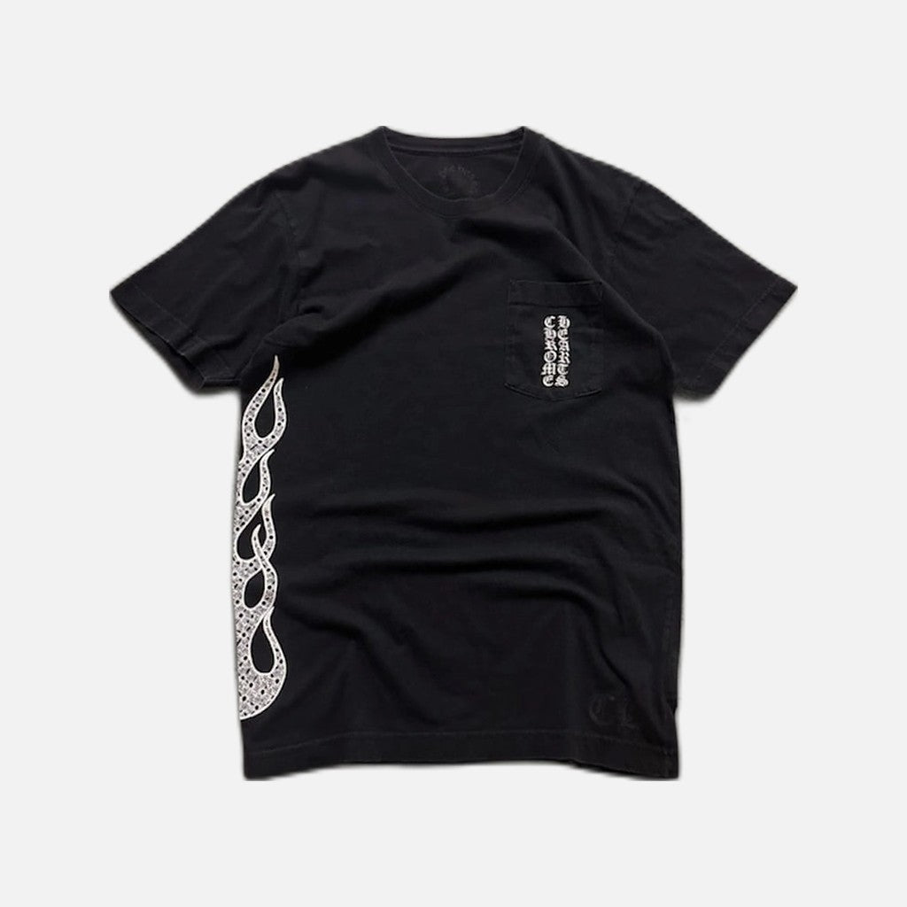Chrome Hearts Flame T-shirt in black