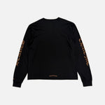 Load image into Gallery viewer, Chrome Hearts Fuck You Neck long sleeve T-shirt in black and brown, view 2
