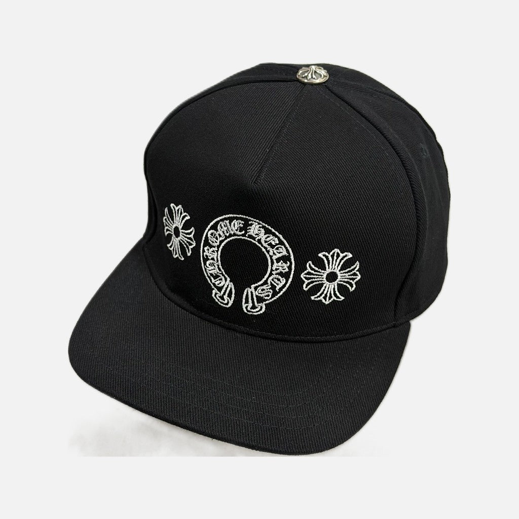 Chrome Hearts Horseshoe Plus snapback cap in black