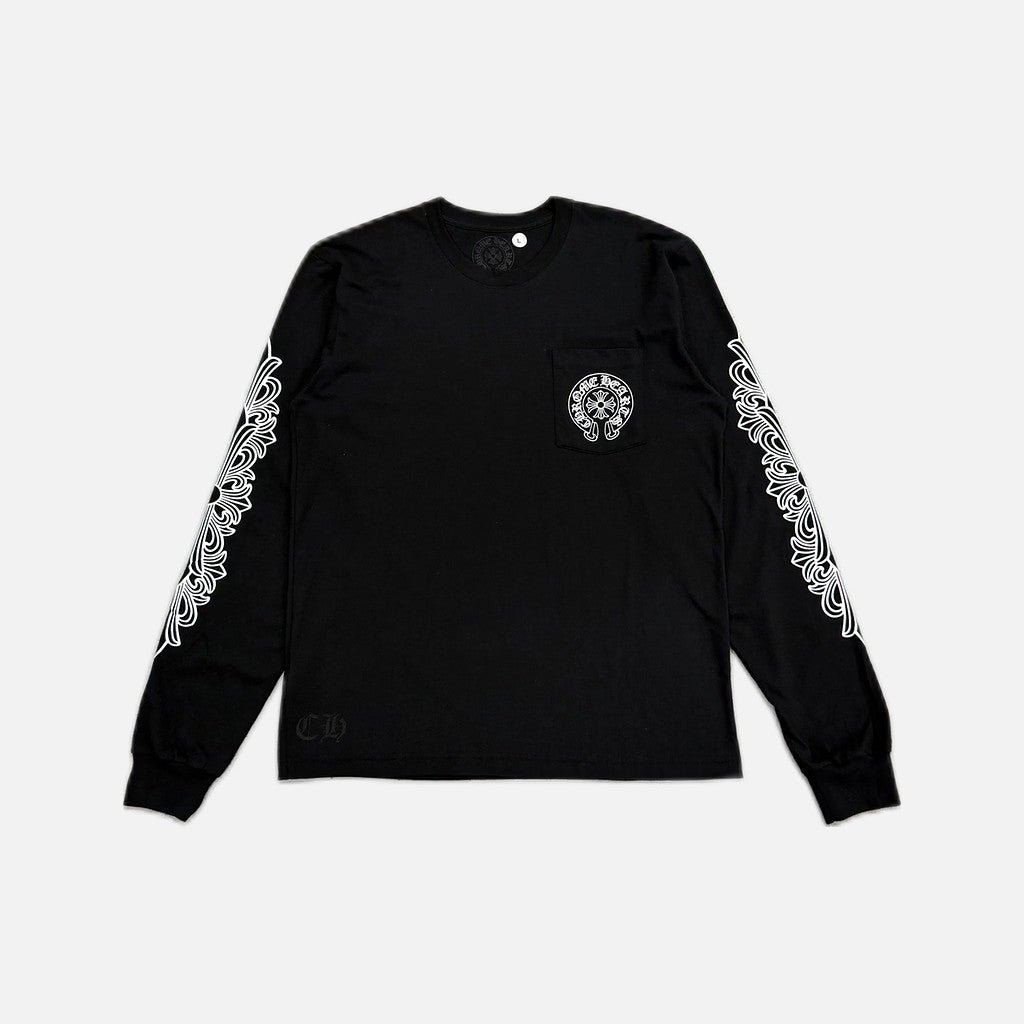 Chrome Hearts London Horseshoe long sleeve T-shirt in black