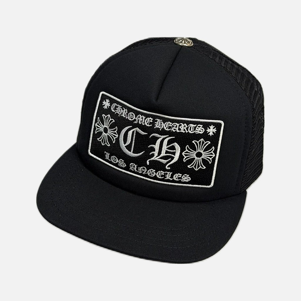 Chrome Hearts Los Angeles CH trucker cap in black