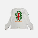 Load image into Gallery viewer, Chrome Hearts Los Angeles Dagger long sleeve T-shirt in white with dagger graphic