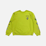 Load image into Gallery viewer, Chrome Hearts Matty Boy Link sweatshirt jumper in lime green