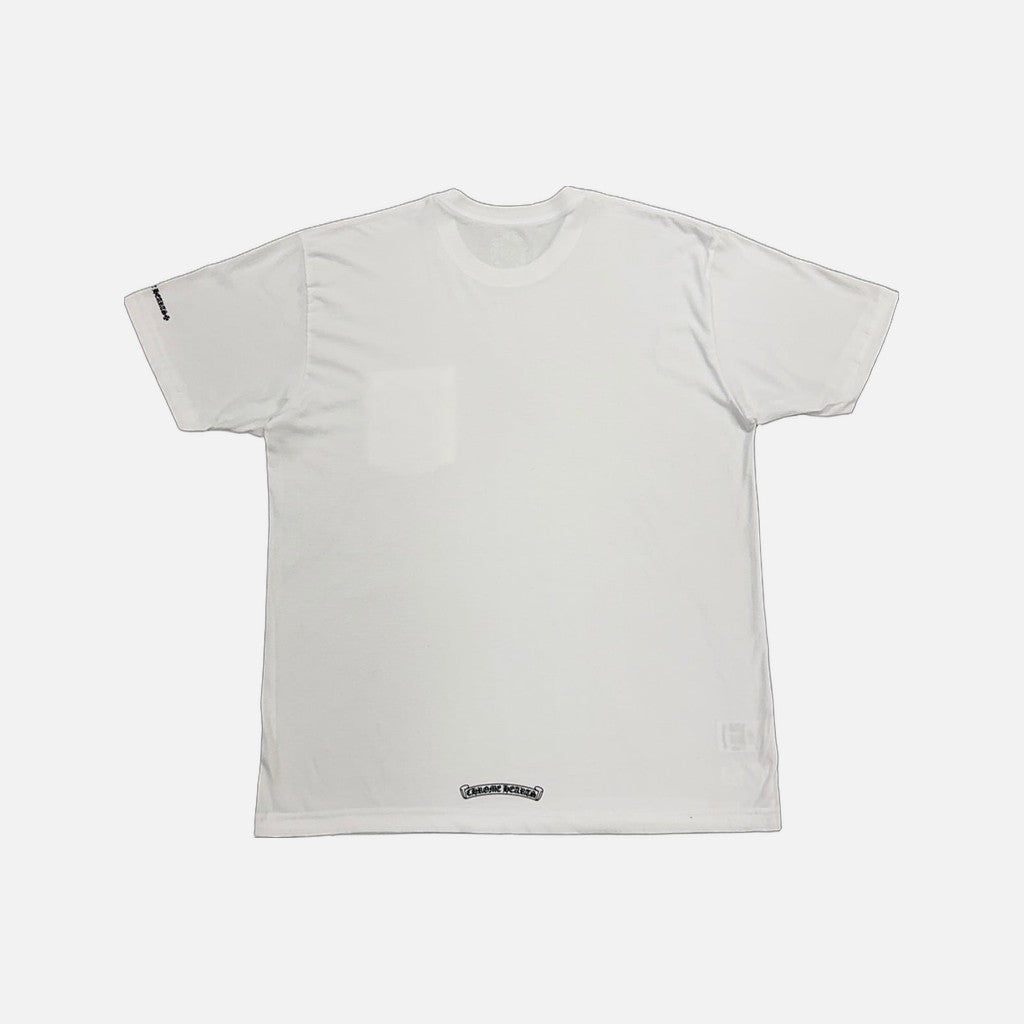 Chrome Hearts Neck T-Shirt in white, view 2