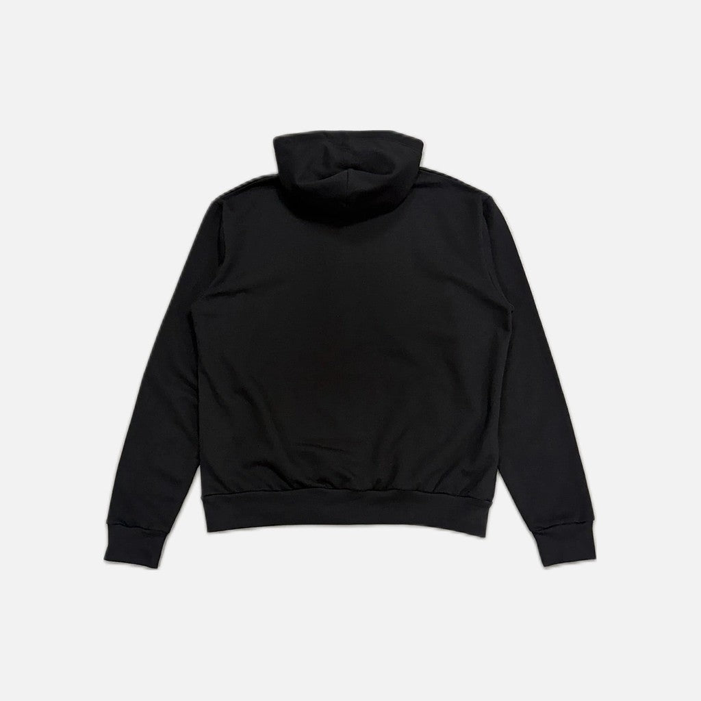 Chrome Hearts plain hoodie in black, view 2