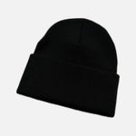 Load image into Gallery viewer, Chrome Hearts Plus acrylic beanie in black and white with the signature plus motif, view 2