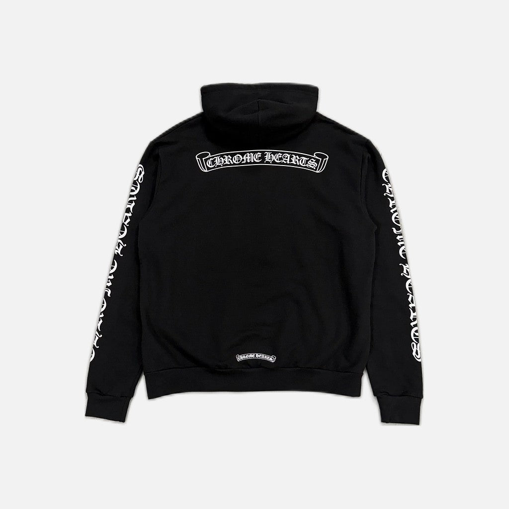 Chrome Hearts Scroll hoodie in black, view 2