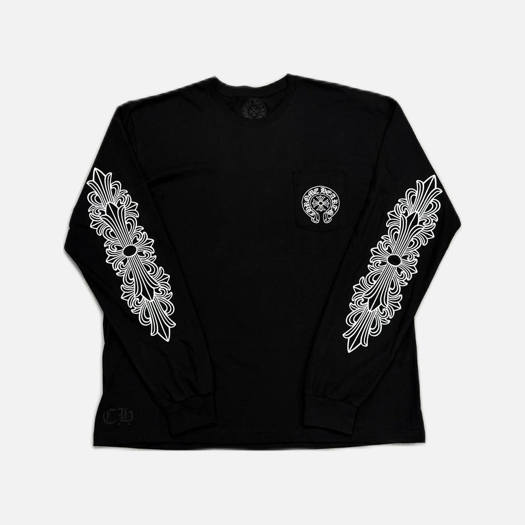 Chrome Hearts Taipei Horseshoe long sleeve T-shirt in black with horseshoe motif