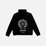 Load image into Gallery viewer, Chrome Hearts Tokyo Horseshoe zip up hoodie in black, view 2